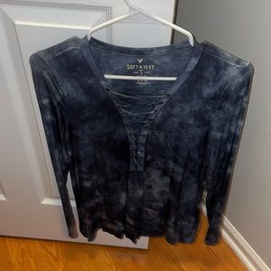 tie dye shirt from American Eagle